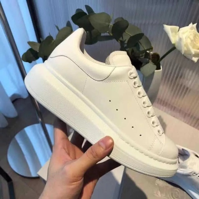 xakxx Spring Designer Wedges White Shoes Female Platform Sneakers Women Tenis Feminino Casual Female Woman Trainers Mcqueens