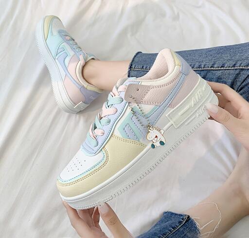 xakxx New Women's Shoes Spring And Autumn Student Sport Shoes Style Sneakers Women Ins Trendy Shoes Sneaker Zapatos Mujer