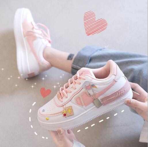 xakxx New Women's Shoes Spring And Autumn Student Sport Shoes Style Sneakers Women Ins Trendy Shoes Sneaker Zapatos Mujer