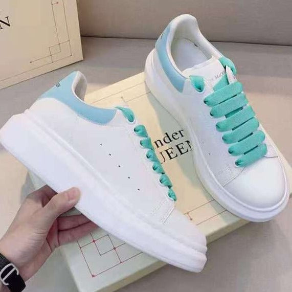 xakxx Luxury Mcqueen Shoes for Women Brand Design Alexander White Chunky Sneakers Female Vulcanize Shoes Zapatillas De Deporte X12