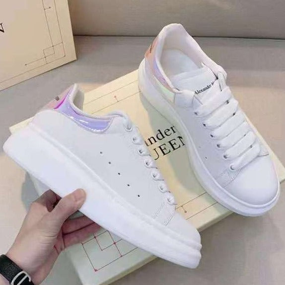 xakxx Luxury Mcqueen Shoes for Women Brand Design Alexander White Chunky Sneakers Female Vulcanize Shoes Zapatillas De Deporte X12