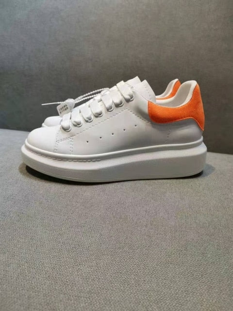 xakxx Luxury Mcqueen Shoes for Women Brand Design Alexander White Chunky Sneakers Female Vulcanize Shoes Zapatillas De Deporte X12