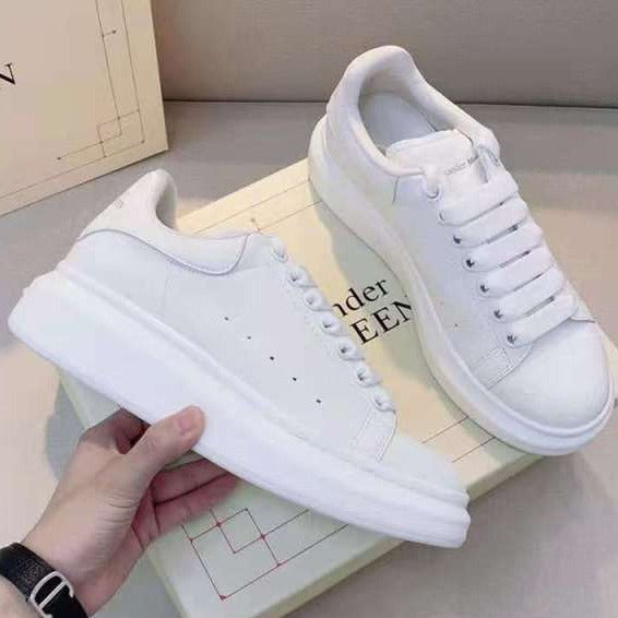 xakxx Luxury Mcqueen Shoes for Women Brand Design Alexander White Chunky Sneakers Female Vulcanize Shoes Zapatillas De Deporte X12