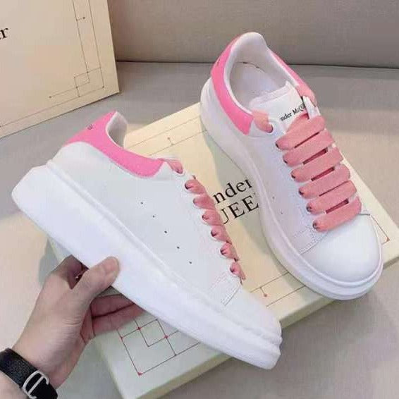 xakxx Luxury Mcqueen Shoes for Women Brand Design Alexander White Chunky Sneakers Female Vulcanize Shoes Zapatillas De Deporte X12