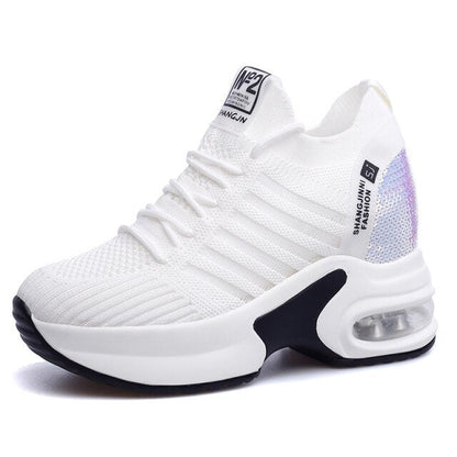 Fashion Sneakers Women Casual Shoes Tenis Feminino Comfy Ladies Vulcanize Shoes Lace Up Trainers Women Platform Sneakers
