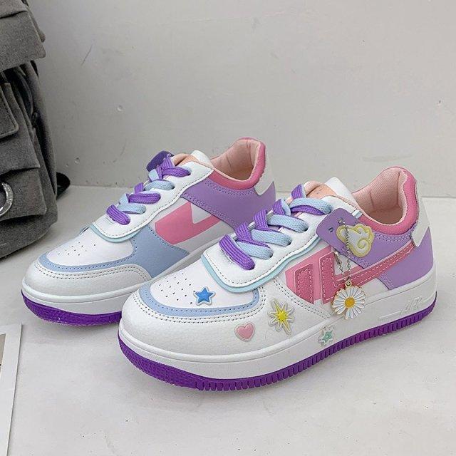 xakxx Sneakers fashion spring new women sneakers shoes fashion Casual shoes Platform sneakers Women shoes Student shoes plus size XL 42 shoes-1