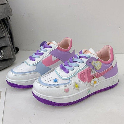 xakxx Sneakers fashion spring new women sneakers shoes fashion Casual shoes Platform sneakers Women shoes Student shoes plus size XL 42 shoes-1