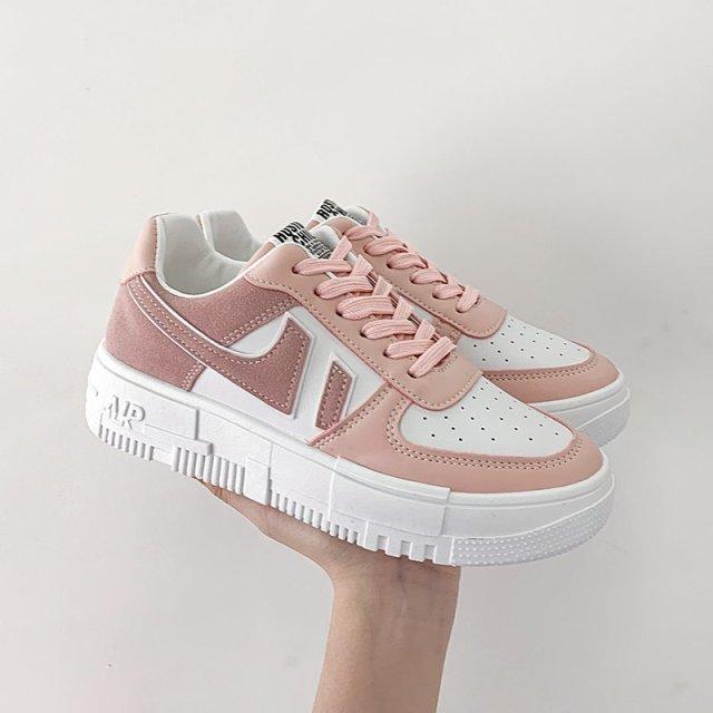 xakxx Sneakers fashion spring new women sneakers shoes fashion Casual shoes Platform sneakers Women shoes Student shoes plus size XL 42 shoes-1