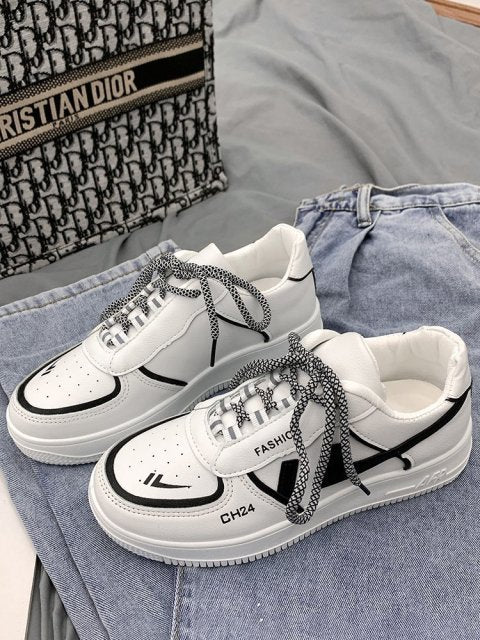 Sneakers fashion   spring new women sneakers shoes fashion Casual shoes Platform sneakers Women shoes Student shoes plus size XL 42 shoes