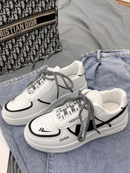 Sneakers fashion   spring new women sneakers shoes fashion Casual shoes Platform sneakers Women shoes Student shoes plus size XL 42 shoes