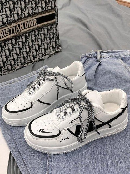 xakxx Sneakers fashion spring new women sneakers shoes fashion Casual shoes Platform sneakers Women shoes Student shoes plus size XL 42 shoes-1