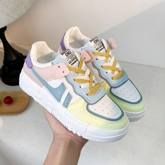xakxx Sneakers fashion spring new women sneakers shoes fashion Casual shoes Platform sneakers Women shoes Student shoes plus size XL 42 shoes-1
