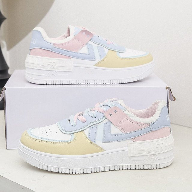 Sneakers fashion   spring new women sneakers shoes fashion Casual shoes Platform sneakers Women shoes Student shoes plus size XL 42 shoes